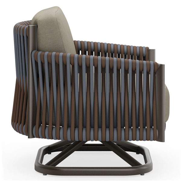 Eve Swivel Lounge Chair by Woodard - Image 3